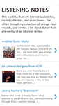 Mobile Screenshot of listeningnotes.blogspot.com