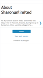 Mobile Screenshot of aboutsharonunlimited.blogspot.com