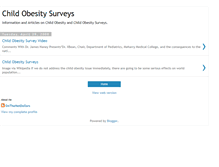 Tablet Screenshot of childobesitysurveys.blogspot.com