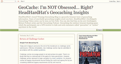 Desktop Screenshot of headhardhat-geocache.blogspot.com
