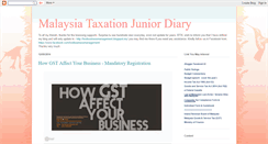 Desktop Screenshot of msiataxjunior.blogspot.com