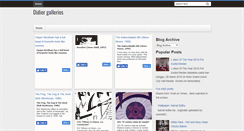 Desktop Screenshot of didier-galleries.blogspot.com