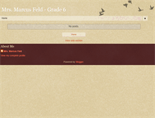 Tablet Screenshot of mrsmarcusfeld.blogspot.com
