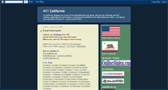 Desktop Screenshot of 411california.blogspot.com