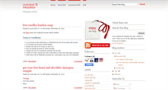 Desktop Screenshot of contestnfreebies.blogspot.com