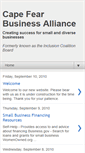 Mobile Screenshot of capefearbusinessalliance.blogspot.com