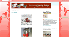 Desktop Screenshot of handspunjewelrydesigns.blogspot.com