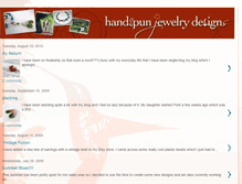 Tablet Screenshot of handspunjewelrydesigns.blogspot.com