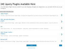 Tablet Screenshot of jqueryplugin.blogspot.com