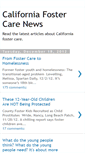 Mobile Screenshot of californiafostercarenews.blogspot.com
