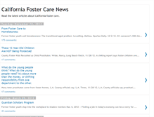 Tablet Screenshot of californiafostercarenews.blogspot.com