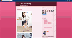 Desktop Screenshot of landoffeminity.blogspot.com