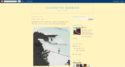 Desktop Screenshot of cigarettebarbies.blogspot.com