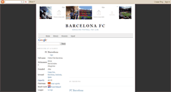 Desktop Screenshot of mybarcelonafc.blogspot.com