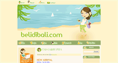 Desktop Screenshot of belidibalibag.blogspot.com