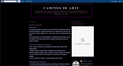 Desktop Screenshot of caminosdearte.blogspot.com