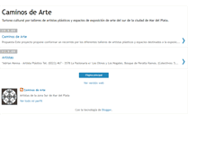 Tablet Screenshot of caminosdearte.blogspot.com