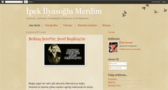 Desktop Screenshot of ipekilyasoglu.blogspot.com