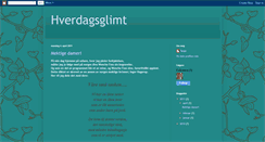 Desktop Screenshot of hverdagsglimt.blogspot.com