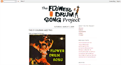 Desktop Screenshot of flowerdrum.blogspot.com