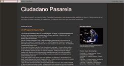 Desktop Screenshot of ciudadanopasarela.blogspot.com