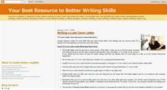 Desktop Screenshot of betterwritingskills.blogspot.com