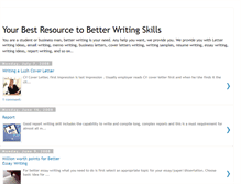 Tablet Screenshot of betterwritingskills.blogspot.com