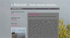 Desktop Screenshot of e-bialystok.blogspot.com