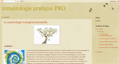 Desktop Screenshot of numerologie-pratique.blogspot.com