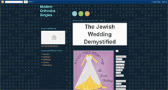 Desktop Screenshot of modern-orthodox-singles.blogspot.com