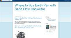 Desktop Screenshot of earth-pan-with-sand-flow-cookware.blogspot.com