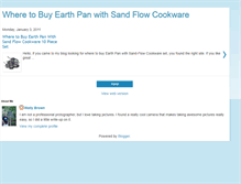 Tablet Screenshot of earth-pan-with-sand-flow-cookware.blogspot.com