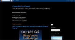 Desktop Screenshot of changethelifechannel.blogspot.com