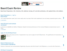 Tablet Screenshot of board-exam-review.blogspot.com