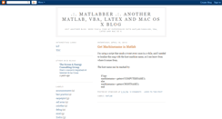 Desktop Screenshot of matlabber.blogspot.com