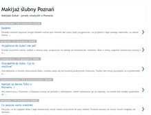 Tablet Screenshot of makijaz-slubny-poznan.blogspot.com