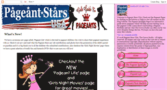 Desktop Screenshot of pageantstarsusa.blogspot.com