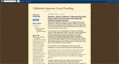 Desktop Screenshot of californiasupremecourtflooding.blogspot.com