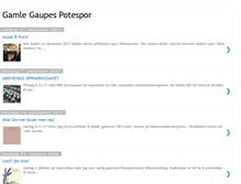 Tablet Screenshot of gamlegaupe.blogspot.com
