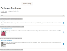 Tablet Screenshot of estiloemcapitulos.blogspot.com