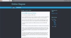 Desktop Screenshot of online-degree2010.blogspot.com