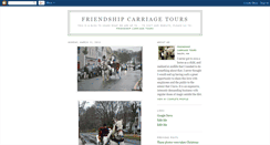 Desktop Screenshot of friendshipcarriagetours.blogspot.com