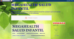 Desktop Screenshot of megahealthsaludinfantil.blogspot.com