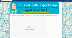 Desktop Screenshot of greatclothdiaperchangeup.blogspot.com