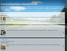 Tablet Screenshot of conlechiacchierecifaccioilbrodo.blogspot.com