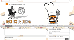 Desktop Screenshot of cocinaren.blogspot.com