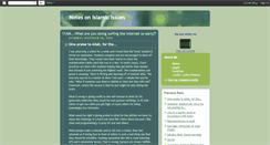 Desktop Screenshot of islamicissues.blogspot.com