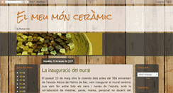 Desktop Screenshot of ceramicamontseartes.blogspot.com