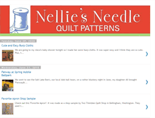 Tablet Screenshot of nelliesneedle.blogspot.com