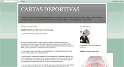 Desktop Screenshot of cartasdeportivas.blogspot.com